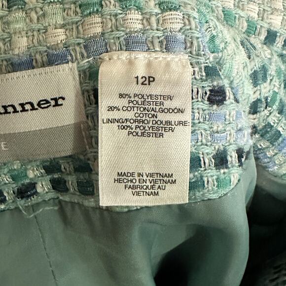 Alfred Dunner Women’s Teal Pant Suit, Size 12p, Pre-owned - Picture 8 of 9